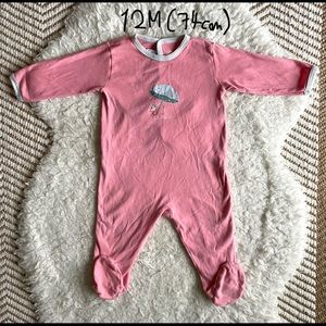 Baby bodysuit pajamas, Petit Bateau (french brand) for 12 month old